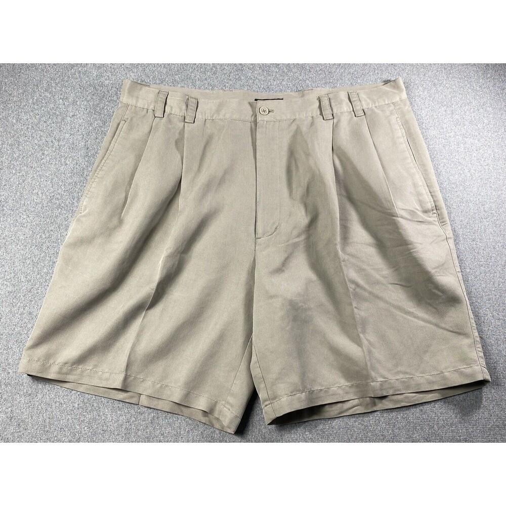 Alfani Mens Pleated Dress Shorts Size 38